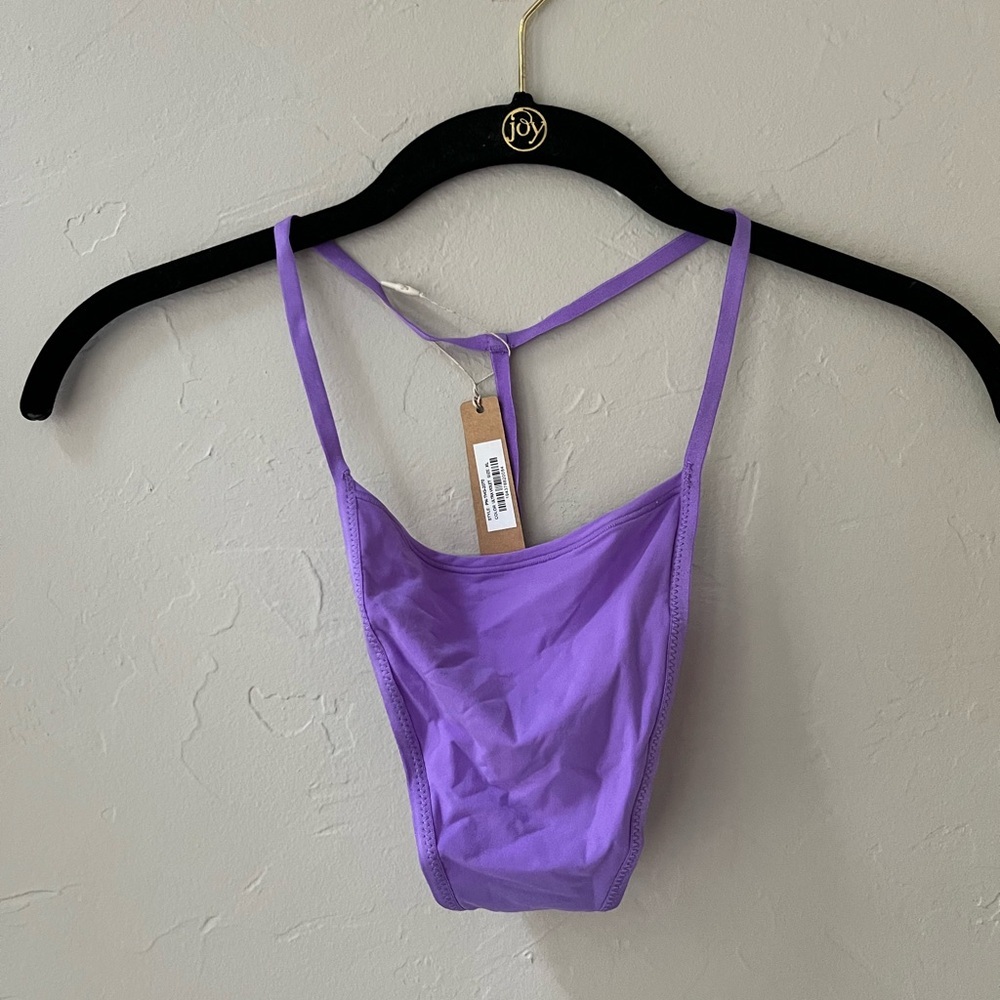 💜HTF SKIMS FITS EVERYBODY MICRO THONG IN ULTRA VIOLET XL